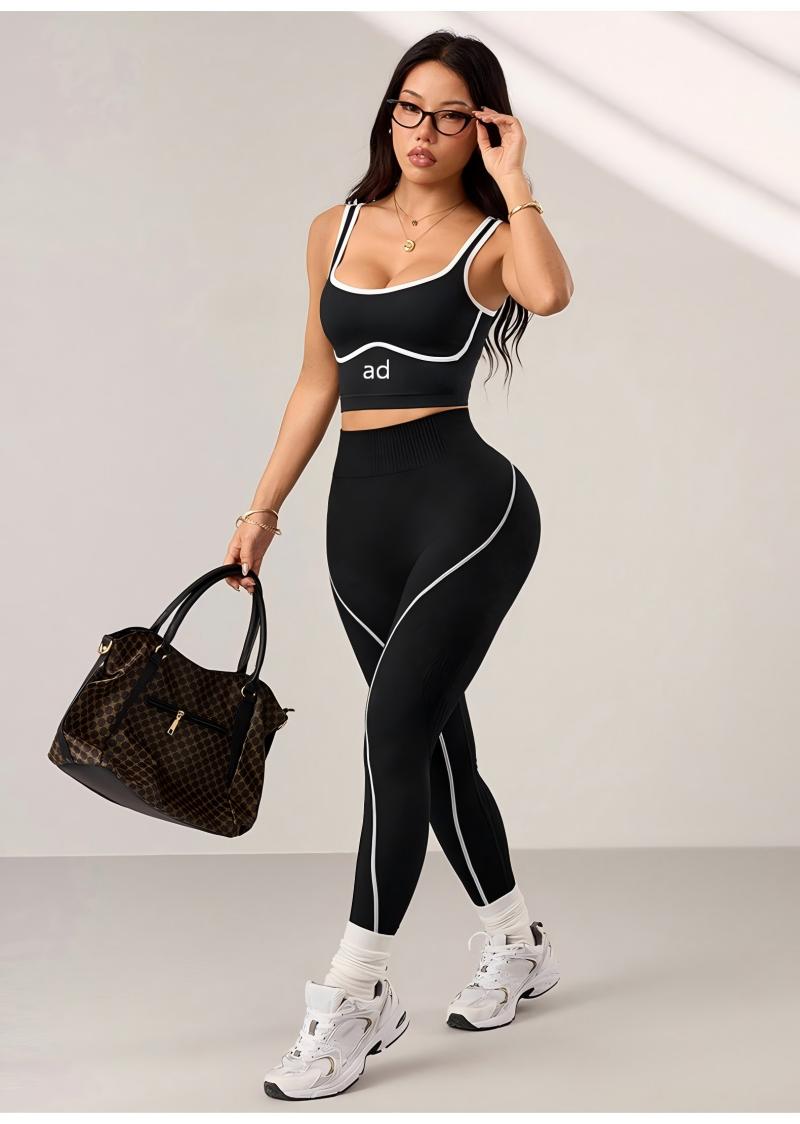Yoga Fitness Set - Комплект из двух бесшовных леггинсов для