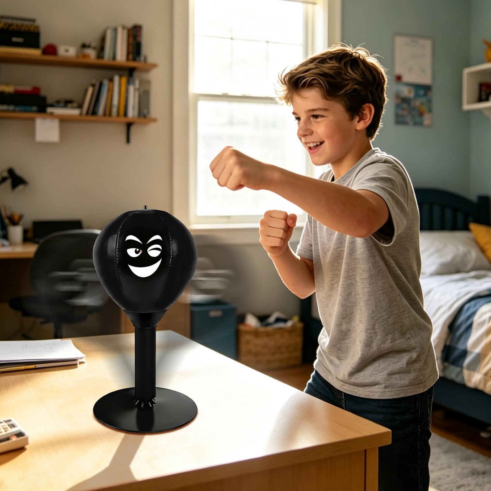 Boxing Punching Bag - Настольная боксерская груша на присоске, игрушка