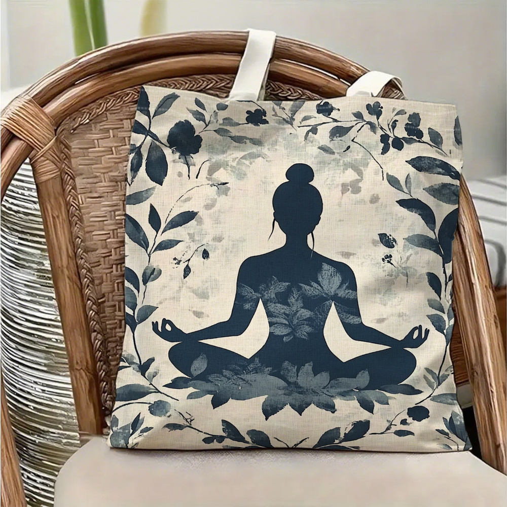 Yoga Fitness Gifts - Сумка через плечо из холщовой ткани