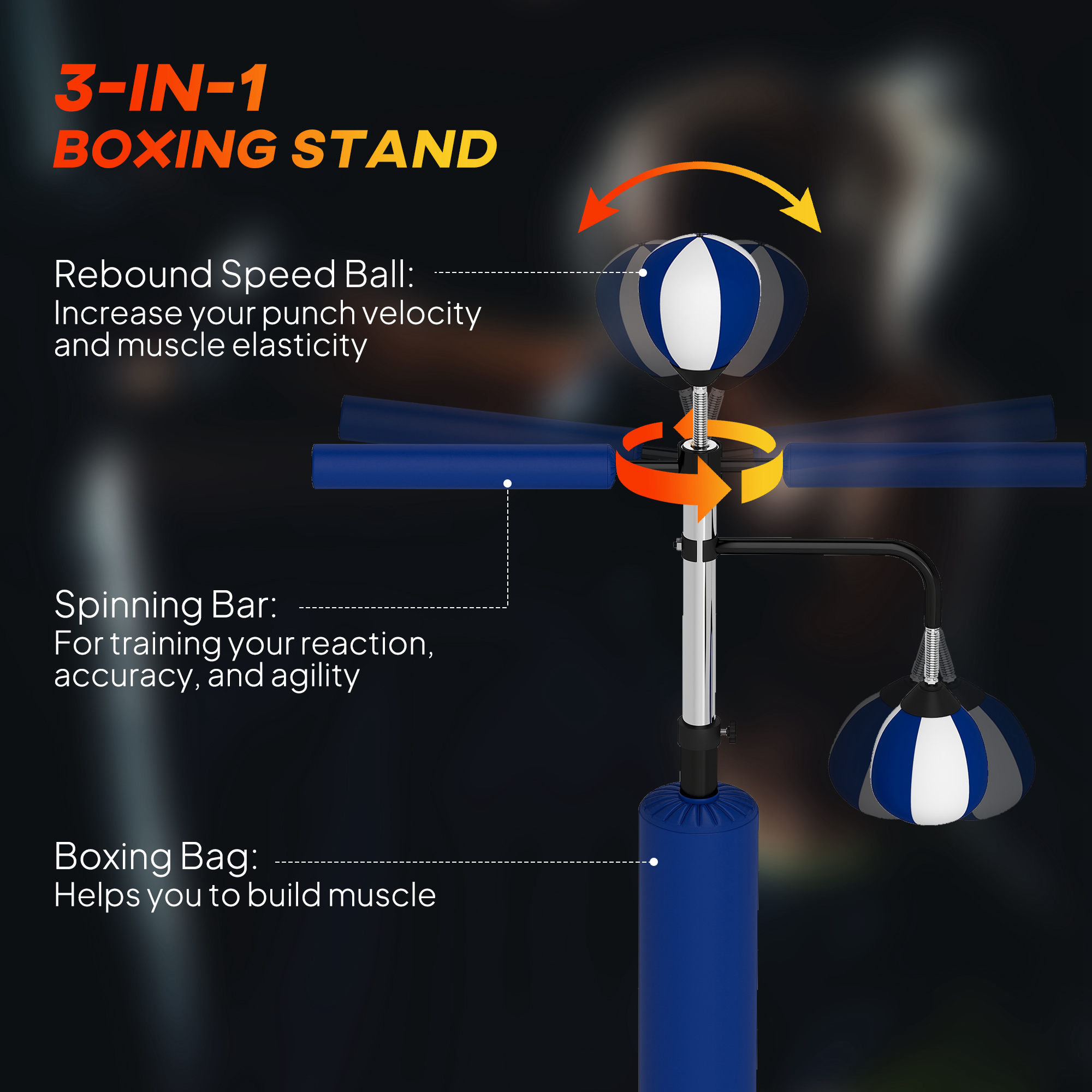 Боксерский мешок на стойке 4.6 – обзор и цена Boxing Punching Bag