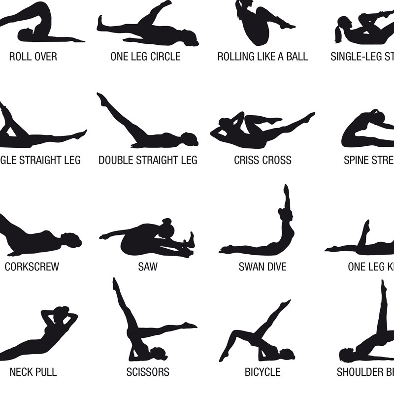 Безрамный плакат-схема для пил – обзор и цена Yoga Fitness Gifts